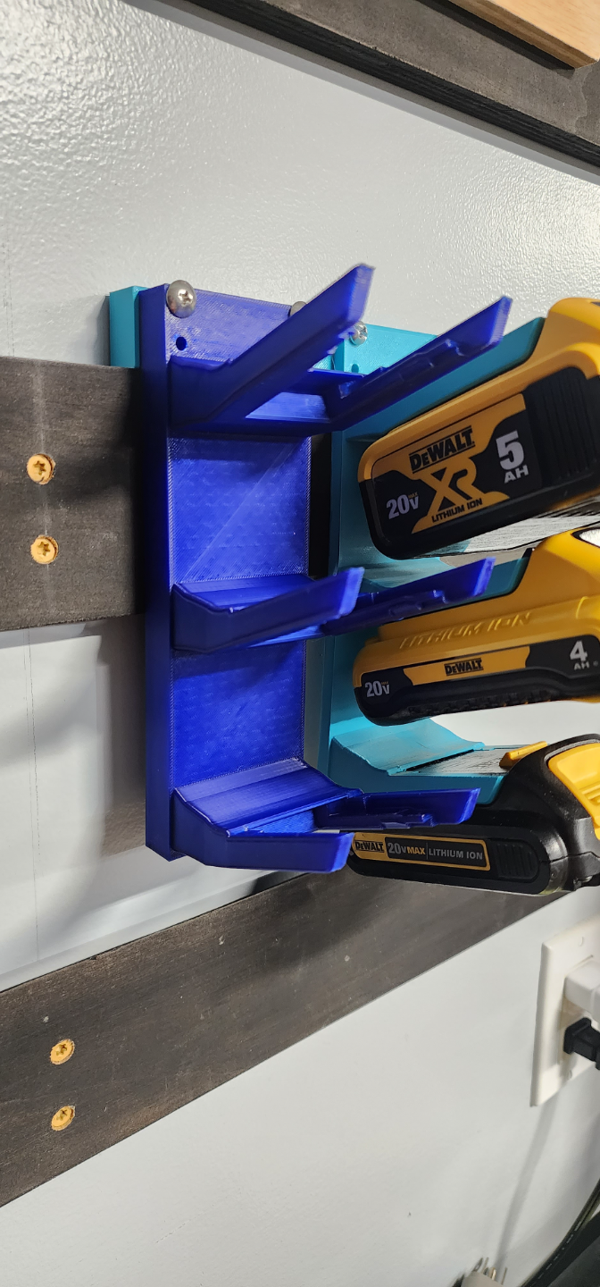 3-Tier | 20v DeWALT Battery Holder