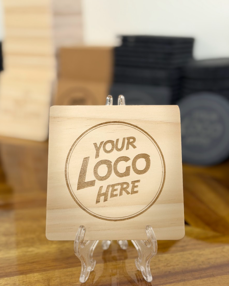 Custom Laser Engraved Coasters
