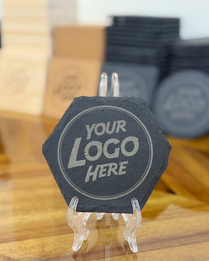 Custom Laser Engraved Coasters
