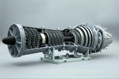 Low Bypass Turbojet Jet Engine | Standard Color